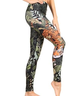 Yoga Democracy Rawr Talent tiger print leggings size m